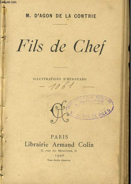 FILS DE CHEF