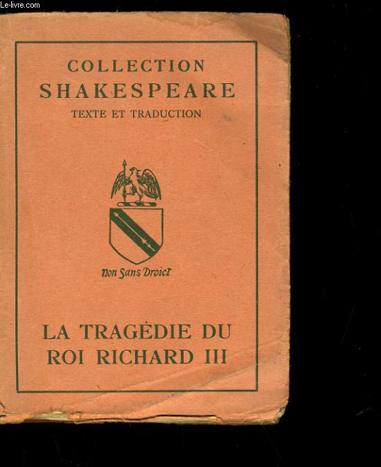 LA TRAGEDIE DU ROI RICHARD III