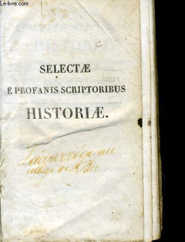 SELECTAE E PROFANIS SCRIPTORIBUS HISTORIAE