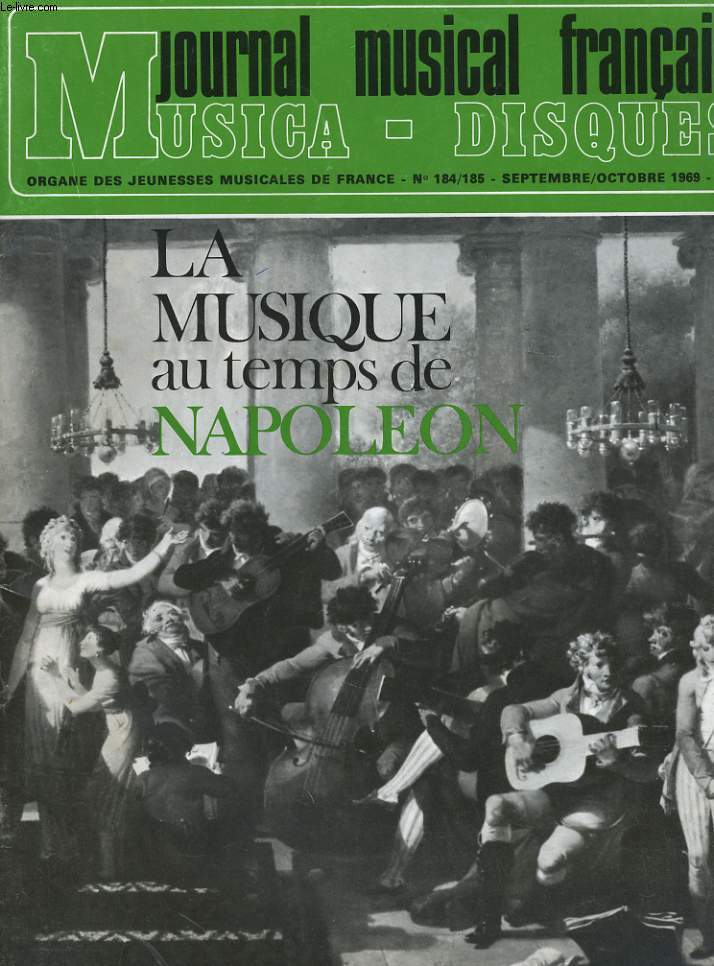 JOURNAL MUSICAL FRANCAIS N184/185