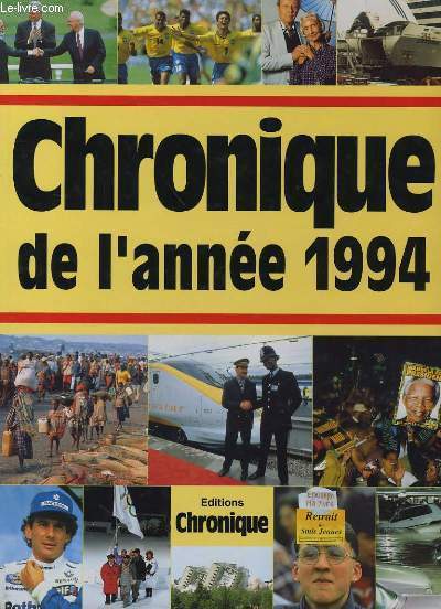 CHRONIQUE DE L'ANNEE 1994