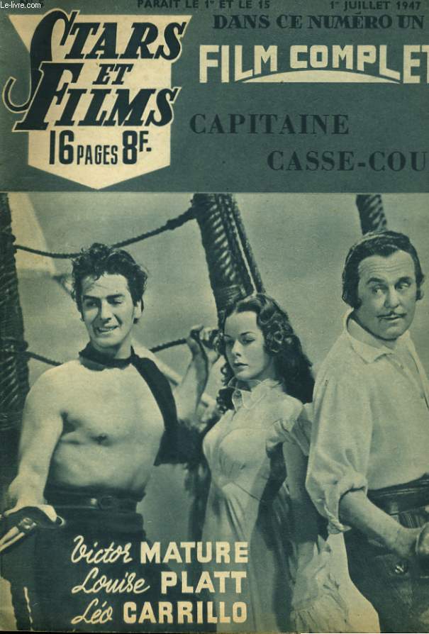 STARS ET FILMS - N5 - CAPITAINE CASSE COU