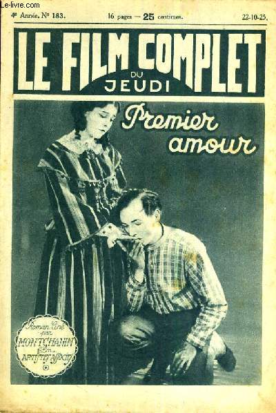 LE FILM COMPLET DU JEUDI N 183. PREMIER AMOUR