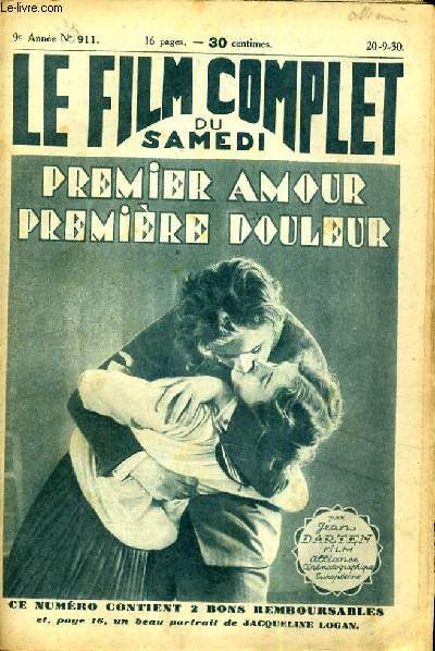 LE FILM COMPLET DU SAMEDI N 911. PREMIER AMOUR, PREMIERE DOULEUR