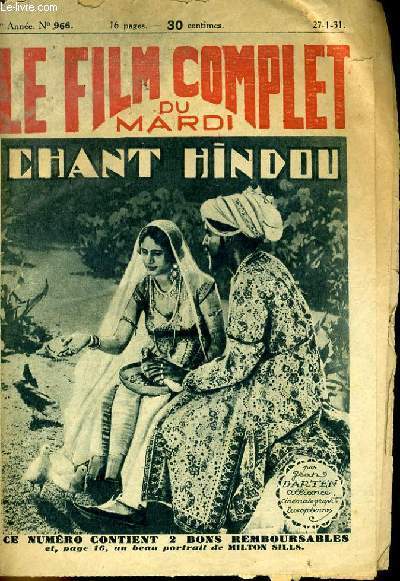 LE FILM COMPLET DU MARDI N 966 - 10E ANNEE - CHANT HINDOU