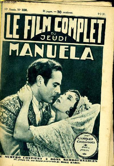 LE FILM COMPLET DU JEUDI N° 1036 - 10E ANNEE - MANUELA