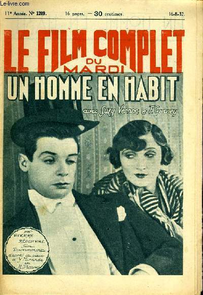 LE FILM COMPLET DU MARDI N° 1209 - 11E ANNEE - UNE HOMME EN HABIT