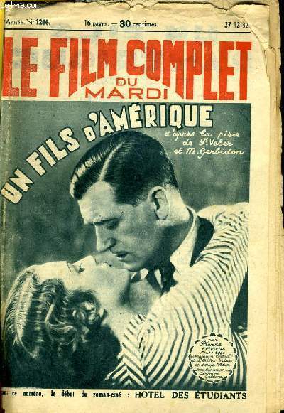 LE FILM COMPLET DU MARDI N1266 - 11E ANNEE - UN FILM D'AMERIQUE