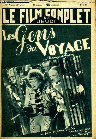 LE FILM COMPLET DU JEUDI N 2133 - 17E ANNEE - LES GENS DU VOYAGE