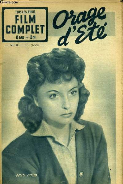 TOUS LES JEUDIS - FILM COMPLET N 199 - ORAGE D'ETE