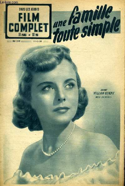 TOUS LES JEUDIS - FILM COMPLET N 219 - UNE FAMILLE TOUTE SIMPLE