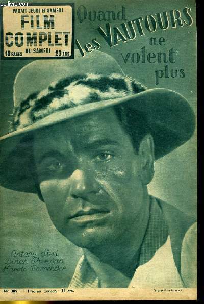 FILM COMPLET DU SAMEDI N 389 - QUAND LES VAUTOURS NE VOLENT PLUS