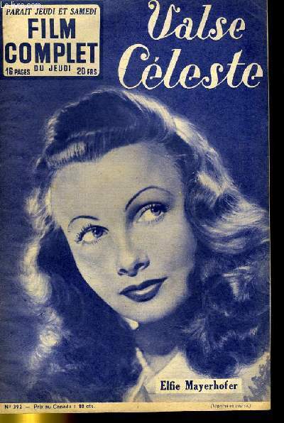 FILM COMPLET DU JEUDI N 392 - VALSE CELESTE