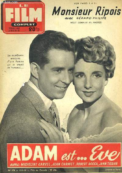FILM COMPLET N 479 - ADAM EST... EVE