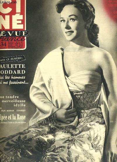 CINE REVUE FRANCE - 33E ANNEE - N 43 - L'EPEE ET LA ROSE