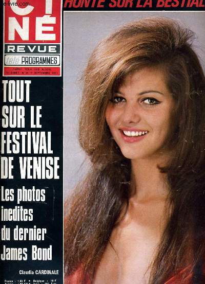 CINE REVUE - TELE-PROGRAMMES - 51E ANNEE - N 36 - LES DIAMANTS SONT ETERNELS