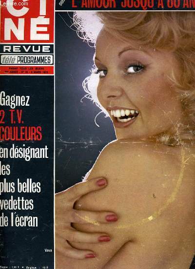 CINE REVUE - TELE-PROGRAMMES - 52E ANNEE - N 10 - LIZA