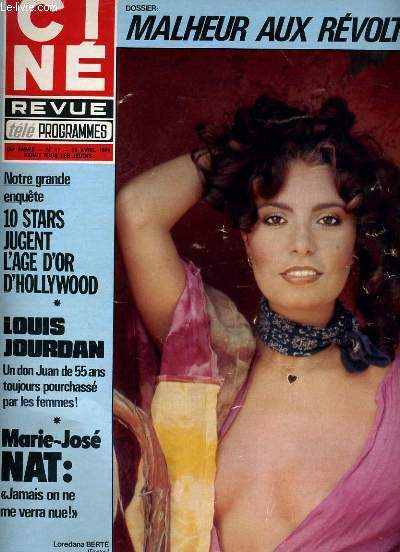 CINE REVUE - TELE-PROGRAMMES - 56E ANNEE - N 17 - LE VOYAGE DE NOCES