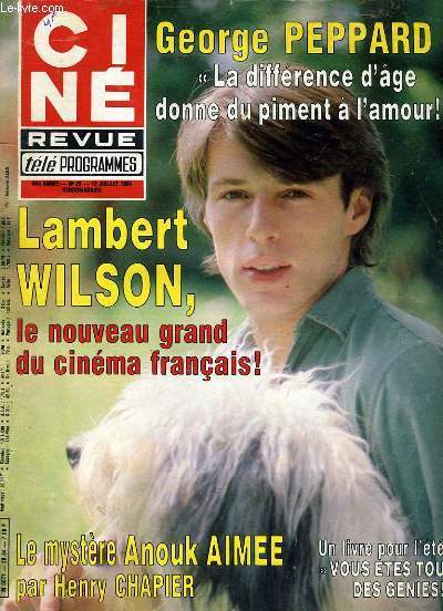CINE REVUE - TELE-PROGRAMMES - 64E ANNEE - N 28 - SIGNE: LASSITER