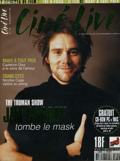 CINE LIVE - N 18 - THE TRUMAN SHOW: JIM CARREY TOMBE LA MASK