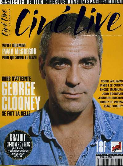 CINE LIVE - N 19 - HORS D'ATTEINTE: GEORGE CLOONEY SE FAIT LA BELLE
