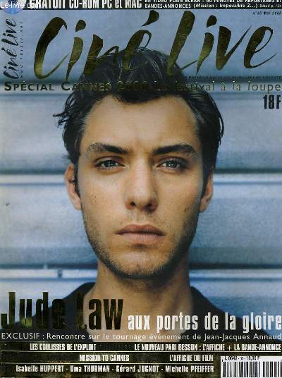 CINE LIVE - N 35 - Spcial Cannes 2000 - Jude LAW aux portes de la gloire