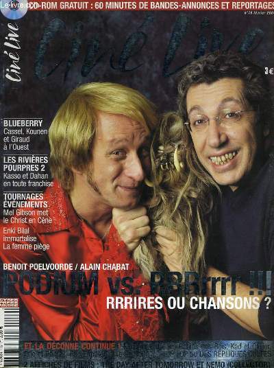 CINE LIVE - N 76 - PODIUM VS. RRRrrr, rires ou chansons