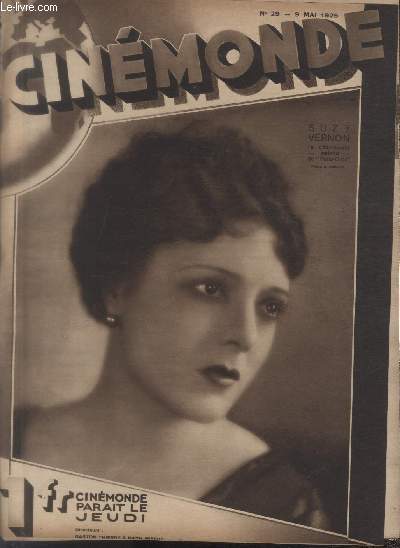 CINEMONDE - 1e ANNEE - N 29 - 9 mai 1929. 