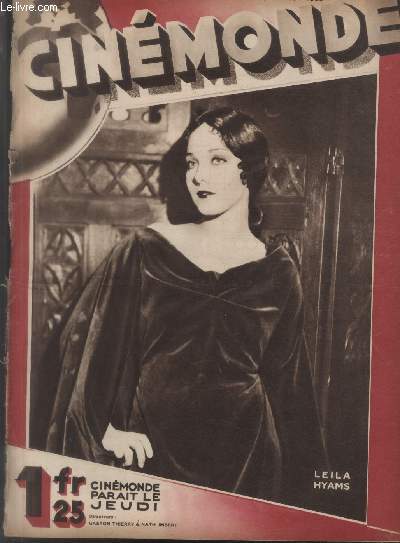 CINEMONDE - 1e ANNEE - N 43 - 15 aot 1929. La dfaite du favori - Chasseurs d'images - Charles Vanel - etc.