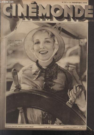 CINEMONDE - N 57 - 21 novembre 1929. Le prisonnier de la montagne - Dorothy Mackaill - 