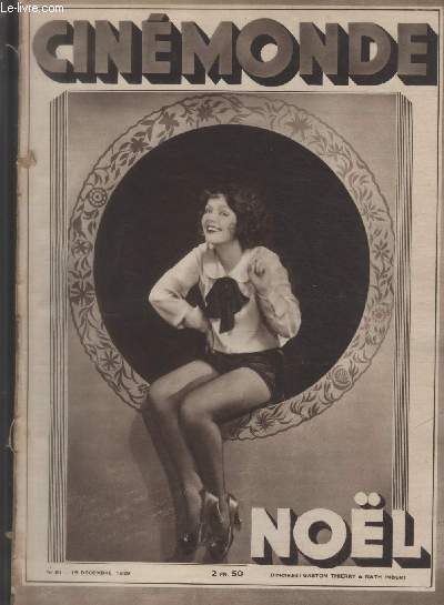 CINEMONDE - 2e ANNEE - N 61 - 19 dcembre 1929. La Marche  l'Etoile - Maman Colibri - Les mangeurs d'hommes - Valse amoureuse - Amours sanglants - etc.