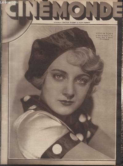 CINEMONDE - 2e ANNEE - N 68 - Fvrier 1930. George Fitzmaurice - Anna Sten - Loin du bruit avec Gina Mans - Vera Flory - etc.