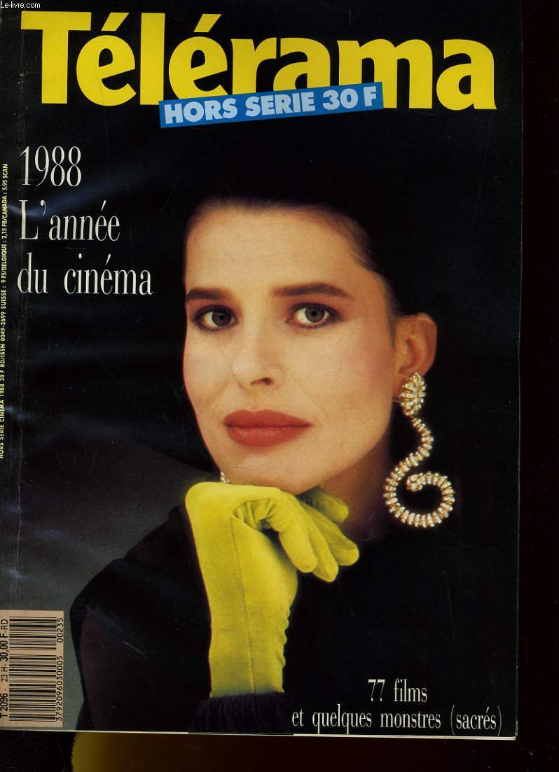 TELERAMA HORS-SERIE 23- 1988 l'anne du cinma - 77 films et quelques montres (sacrs)