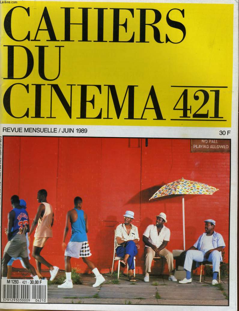 CAHIERS DU CINEMA N 421 - FESTIVAL DE CANNES 89 - 