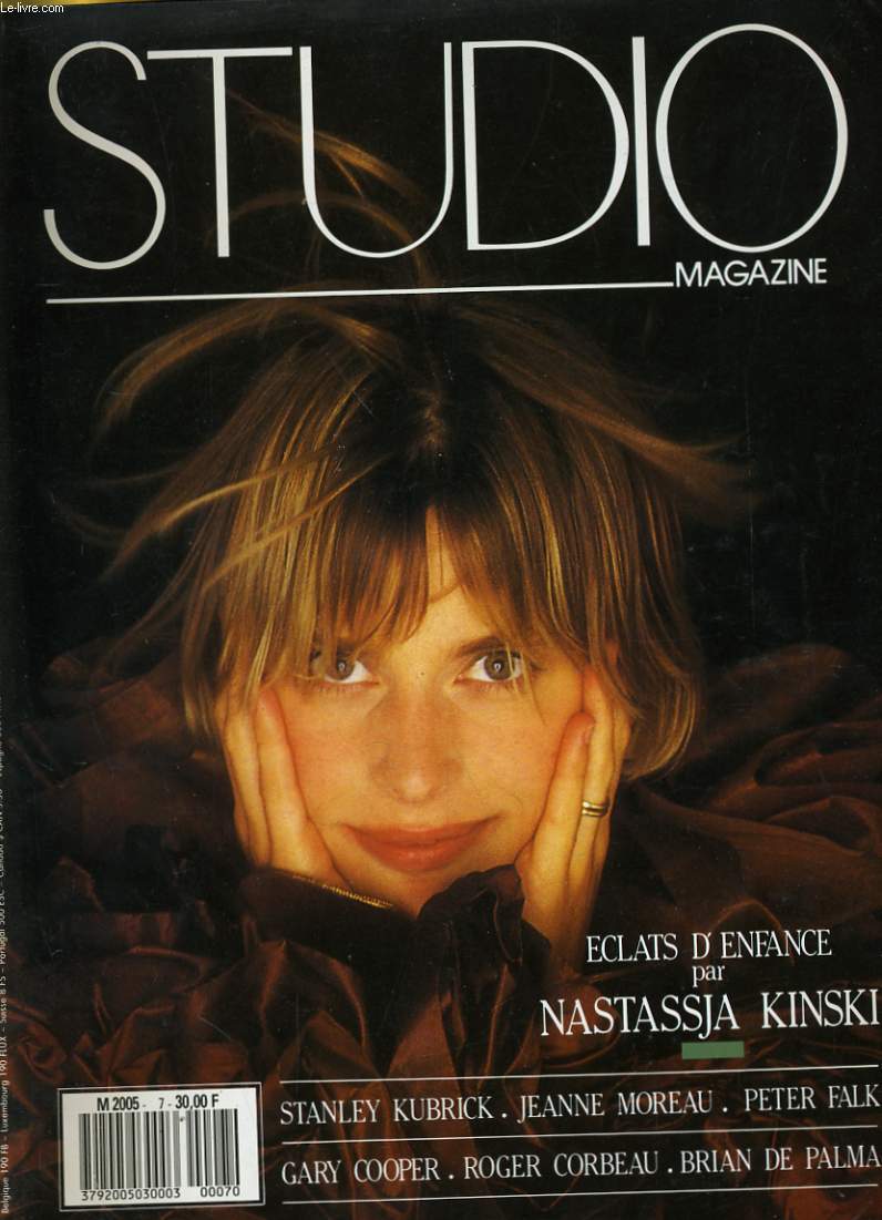 STUDIO MAGAZINE N 7 - ECLATS D'ENFANCE PAR NASTASSJA KINSKI - STANLEY KUBRICK - JEANNE MOREAU - PETER FALK - GARY COOPER - ROGER CORBEAU - BRIAN DE PALMA...