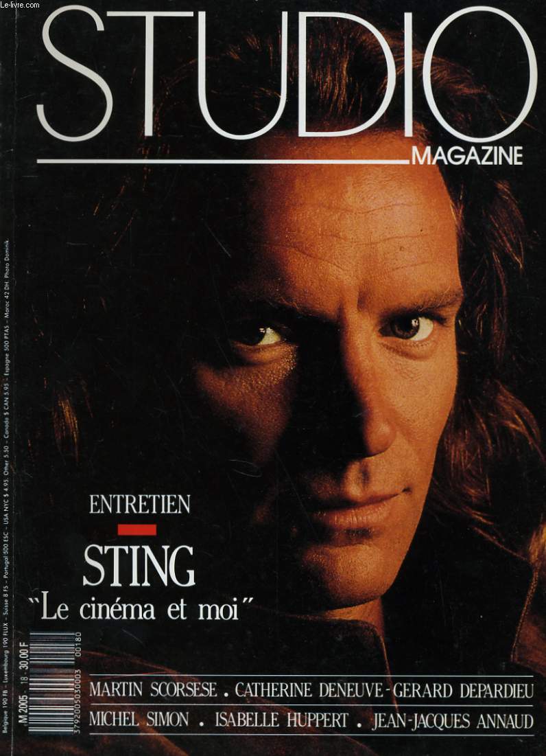 STUDIO MAGAZINE N 18 - ENTRETIEN: STING 