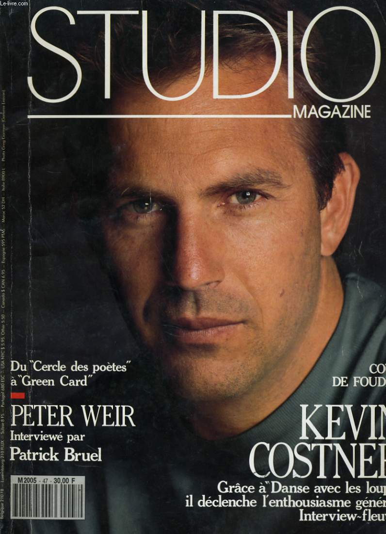 STUDIO MAGAZINE N 47 - KEVIN COSTNER - PETER WEIR...