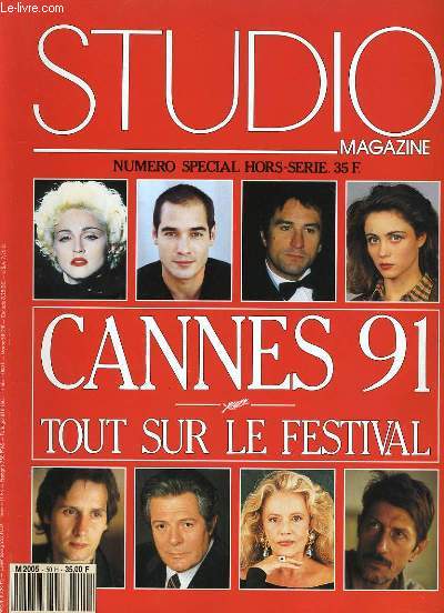 STUDIO MAGAZINE N 50 H - CANNES 91, tout sur le festival.