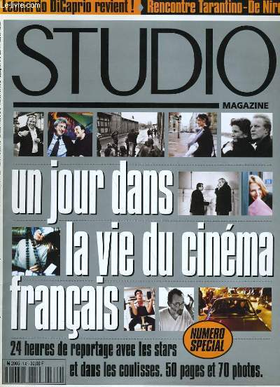 STUDIO MAGAZINE N 133 - UN JOUR DANS LA VIE DU CINEMA FRANCAIS
