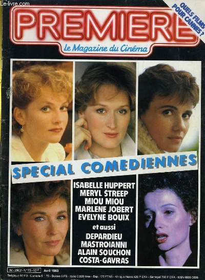 PREMIERE N 73 - SPECIAL COMEDIENNES