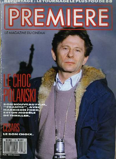 PREMIERE N 133 - LE CHOC POLANSKI. Son nouveau film, 