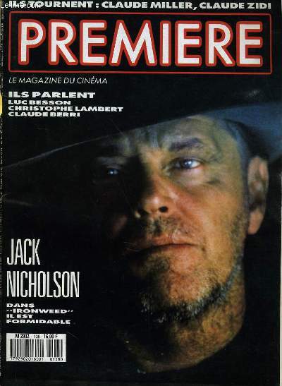 PREMIERE N 138 - JACK NICHOLSON dans 