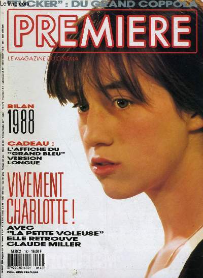 PREMIERE N 142 - BILAN 1988 - VIVEMENT CHARLOTTE ! AVEC 