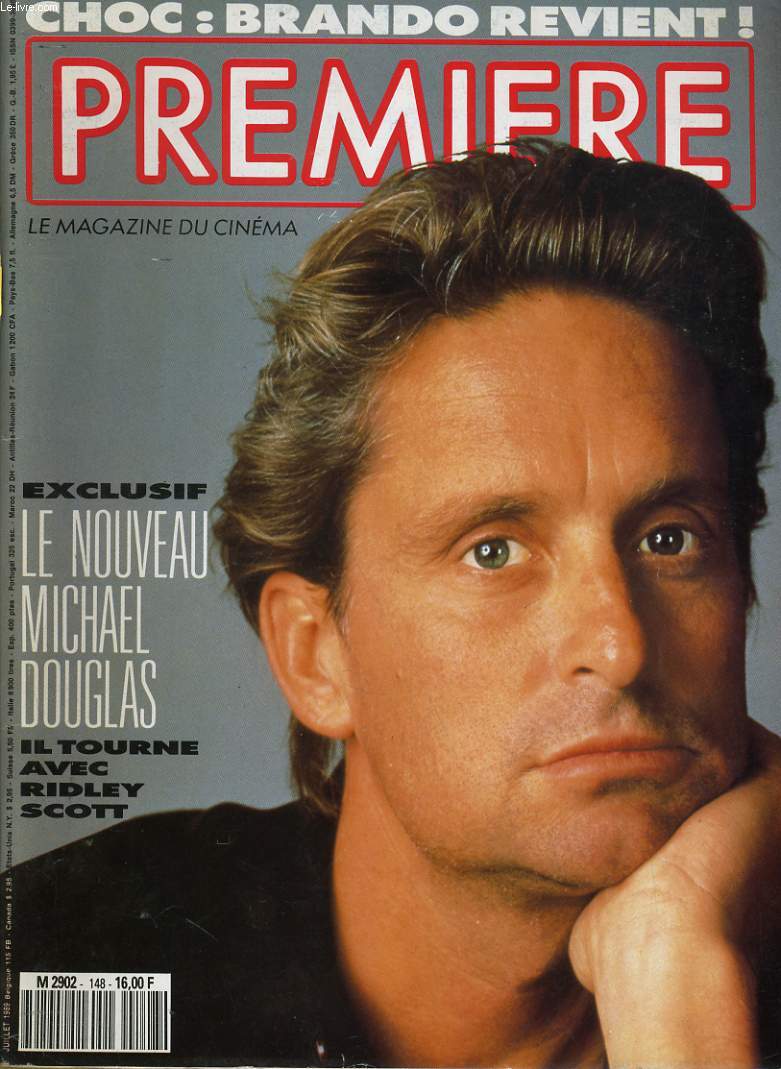 PREMIERE N 148 - EXCLUSIF: LE NOUVEAU MICHEAL DOUGLAS. Il tourne avec Ridley SCOTT