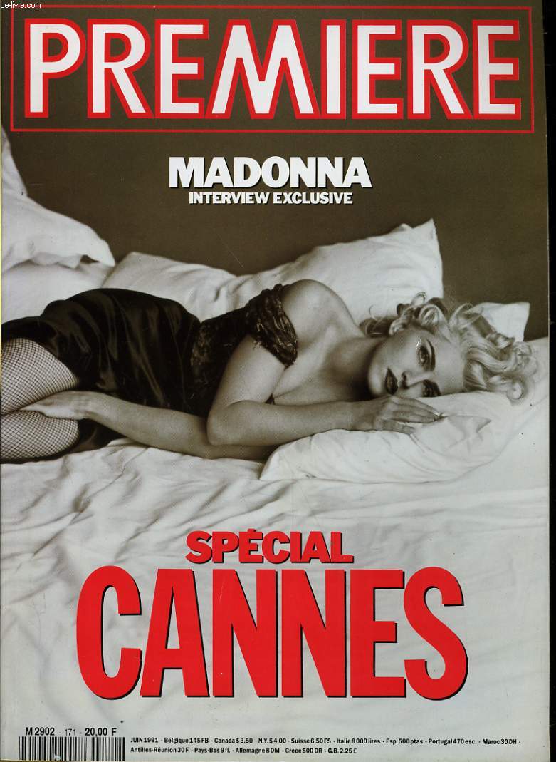 PREMIERE N 171 - MADONNA, interview exclusive - SPECIAL CANNES