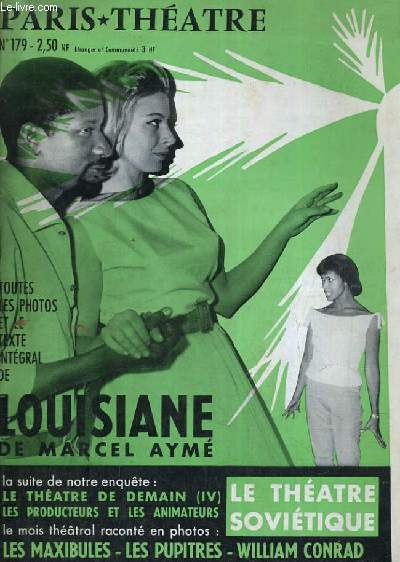 PARIS THEATRE N 179: Louisiane par Marcel Aym