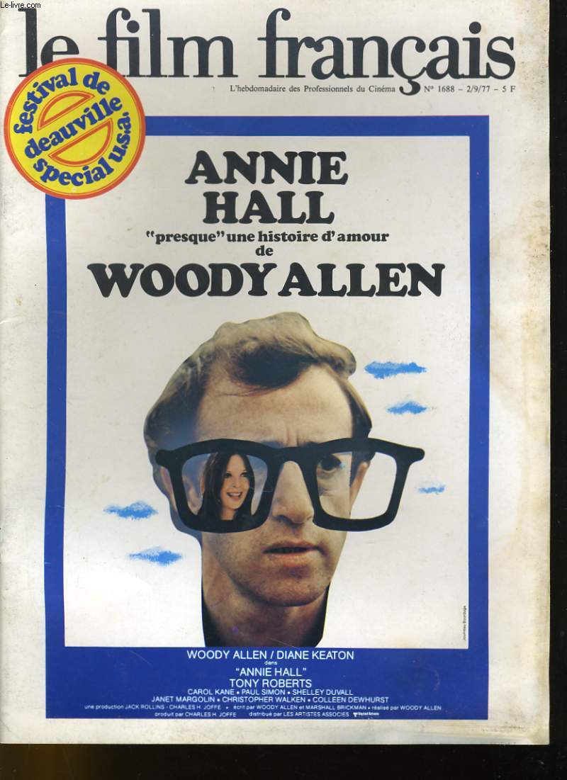 LE FILM FRANCAIS - N 1688 - ANNIE HALL, 