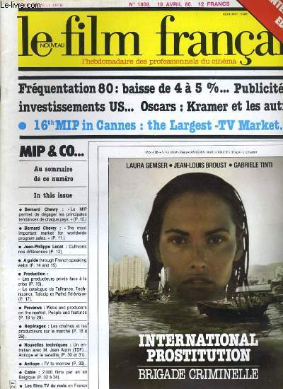 LE FILM FRANCAIS - N 1808 - International Edition - MIP & CO...