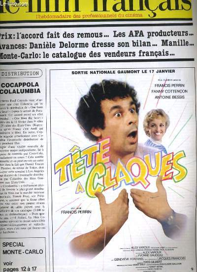LE FILM FRANCAIS - N 1888 - PRIX: L'ACCORD FAIT DES REMOUS... LES AFA PRODUCTEURS... AVANCES: DANIELE DELORME DRESSE SON BILAN... MANILLE.. MONTE-CARLO: LE CATALOGUE DES VENDEURS FRANCAIS...