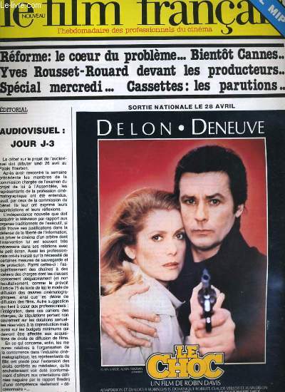 LE FILM FRANCAIS - N 1899 - REFORME: LE COEUR DU PROBLEME... BIENTOT CANNES... YVES ROUSSET-ROUARD DEVANT LES PRODUCTEURS... SPECIAL MIP TV... CASSETTES: LES PARUTIONS...